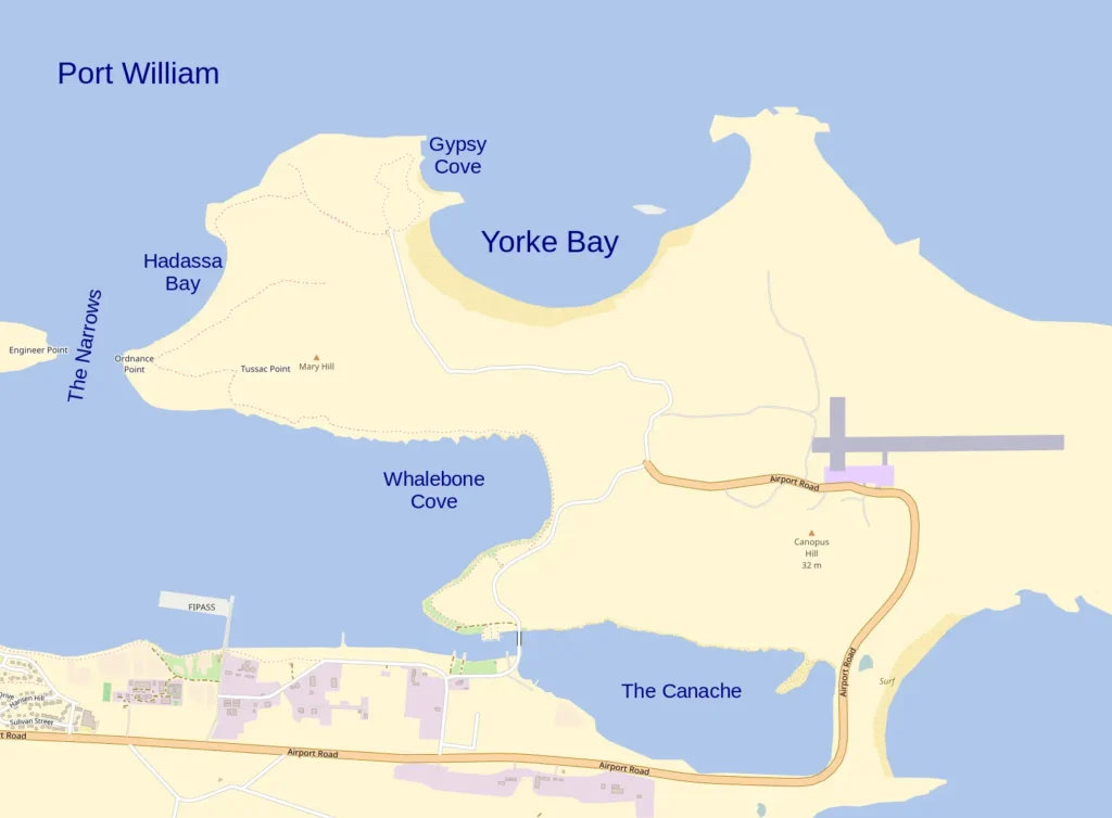 Gypse Cove Map